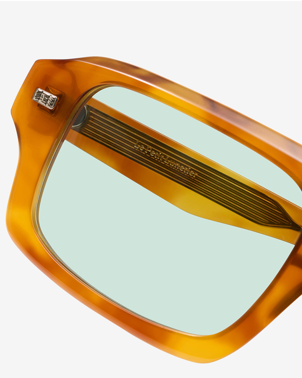le-petit-lunetier-adrian-caille-jaune-lunettes-de-soleil-rectangulaires-ac-tate- image 2