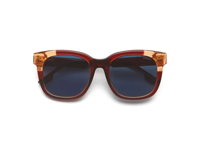 komono-sienna-lunettes-de-soleil-burgundy-coral-oversize image 1