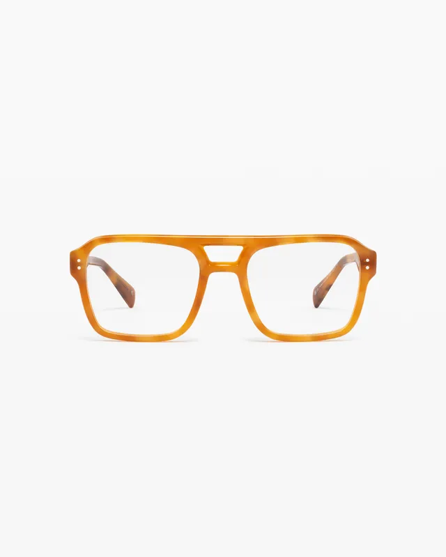 jimmy-fairly-la-alex-lunettes-de-vue-aviateur-homme-caille-claire image 1