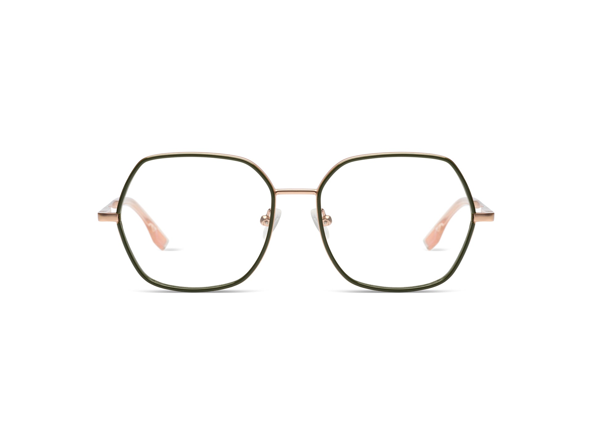 komono-ella-rose-gold-khaki-lunettes-de-vue-monture-rose-gold-et-kaki image 3