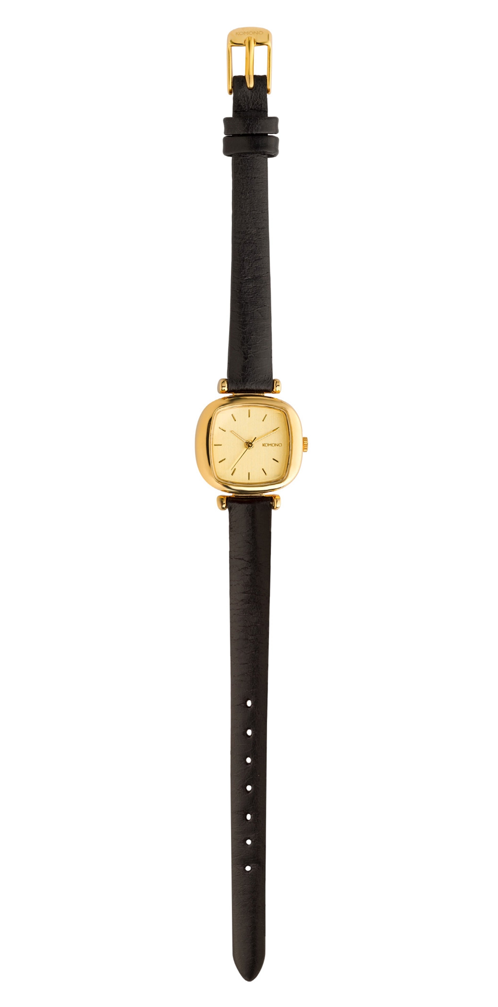 montre-femme-komono-moneypenny-gold-black-minimaliste-bijou image 2