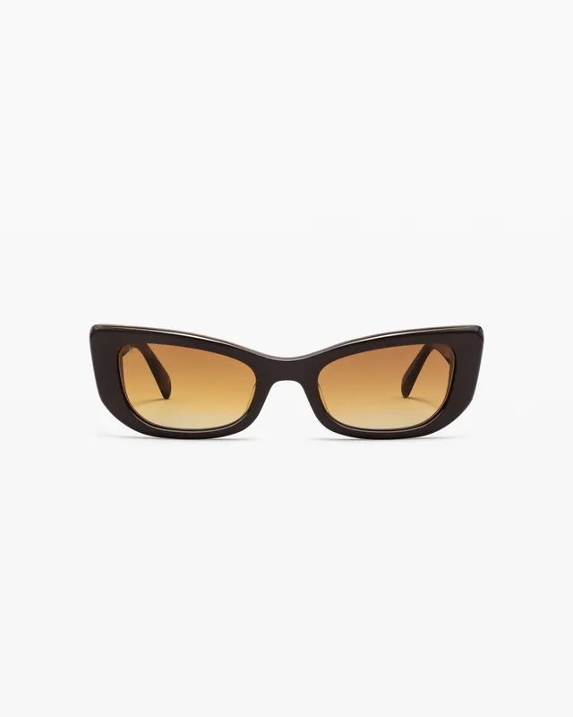 jimmy-fairly-la-becca-lunettes-de-soleil-papillon-en-ac-tate-brun-taille-m image 1