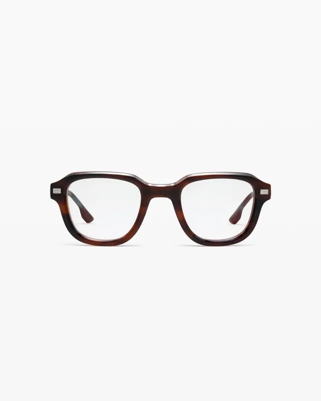 jimmy-fairly-la-soleo-lunettes-de-vue-carr-es-marron-medium-homme image 1