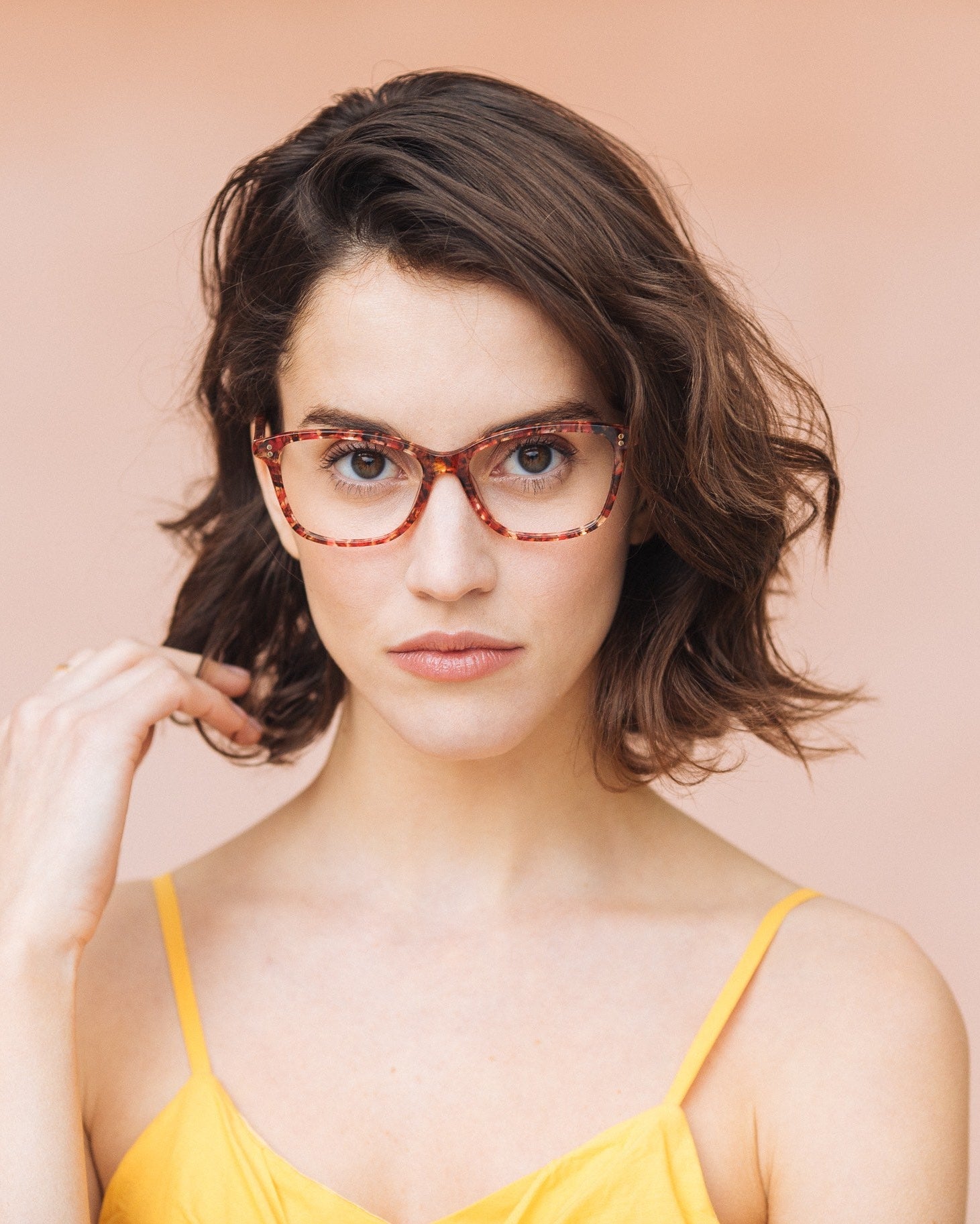 le-petit-lunetier-gabrielle-s-rubis-lumi-re-bleue-lunettes-de-vue-rectangulaires image 1