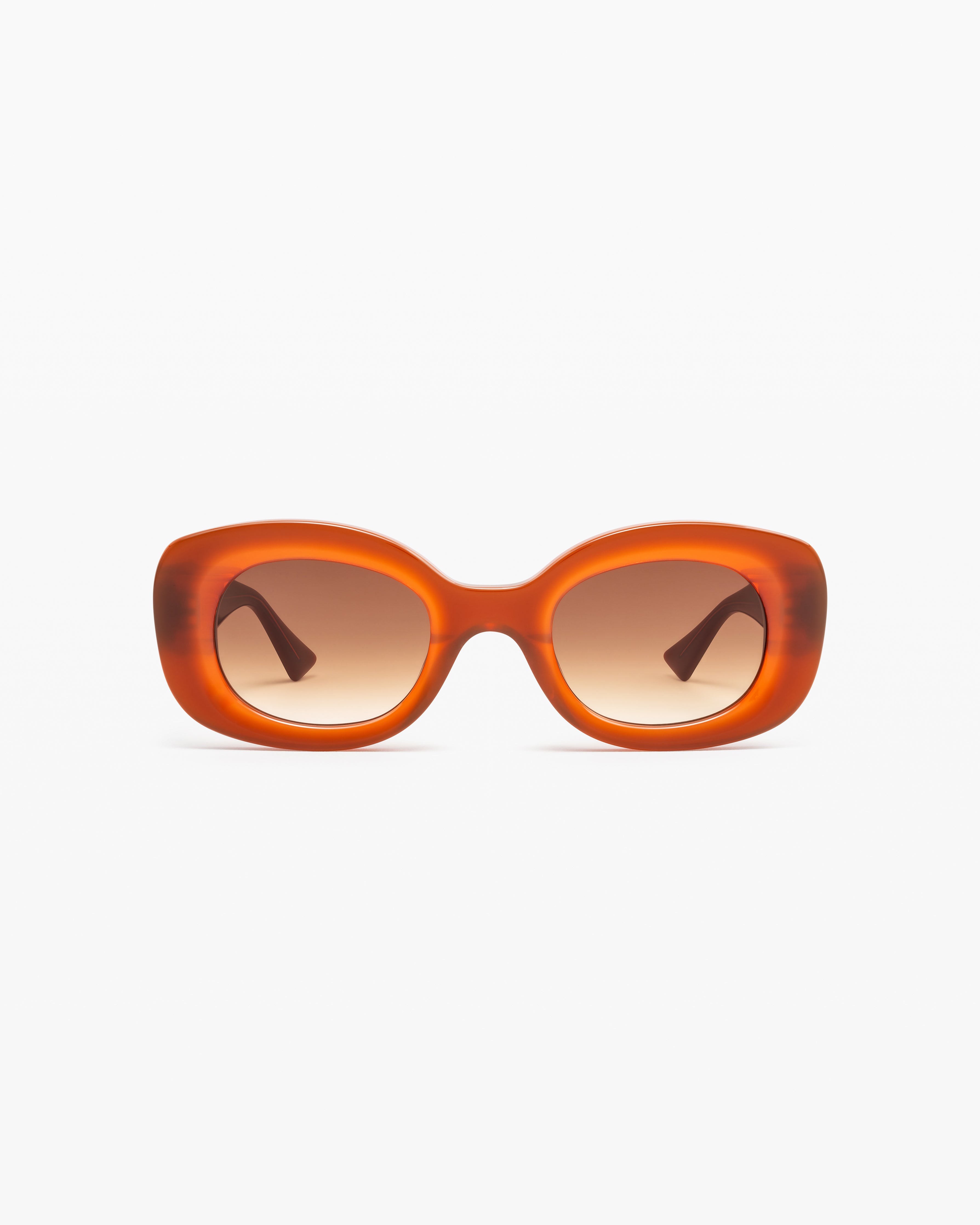 jimmy-fairly-la-cinnamon-lunettes-de-soleil-ovales-en-ac-tate-orange-avec-armatu image 1