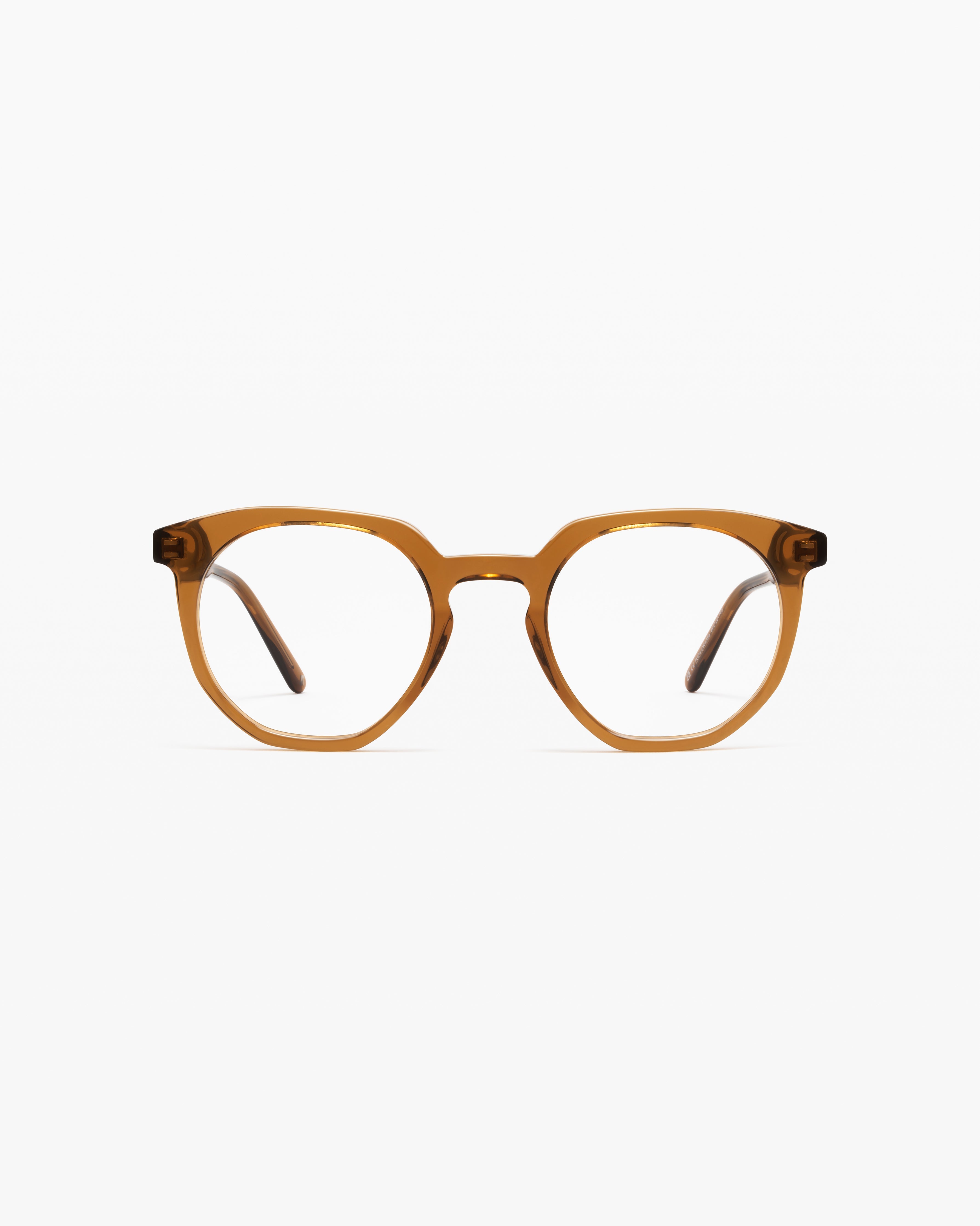 jimmy-fairly-la-lennon-lunettes-de-vue-hexagonales-homme-en-ac-tate-marron-verre image 1