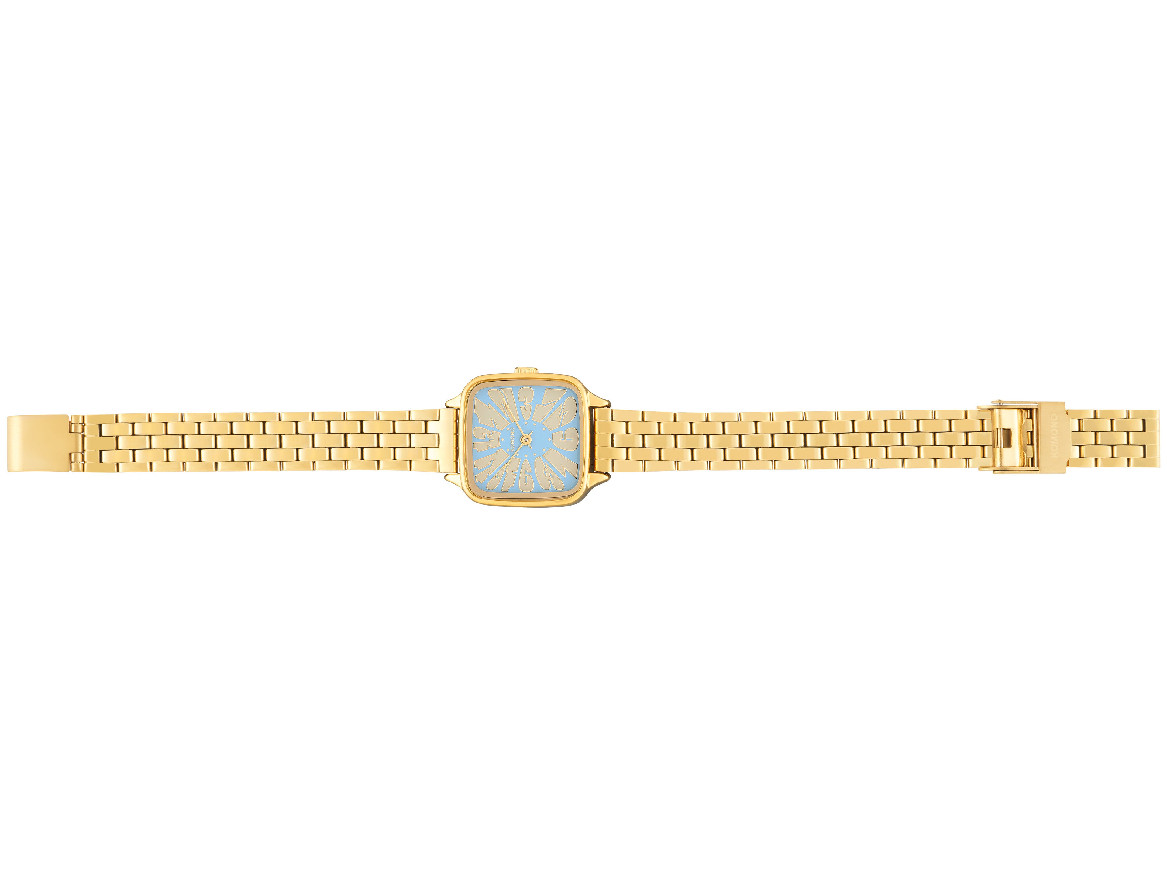 komono-kate-estate-flower-gold-sky-montre-femme-bracelet-acier-inoxydable-dor-ca image 2