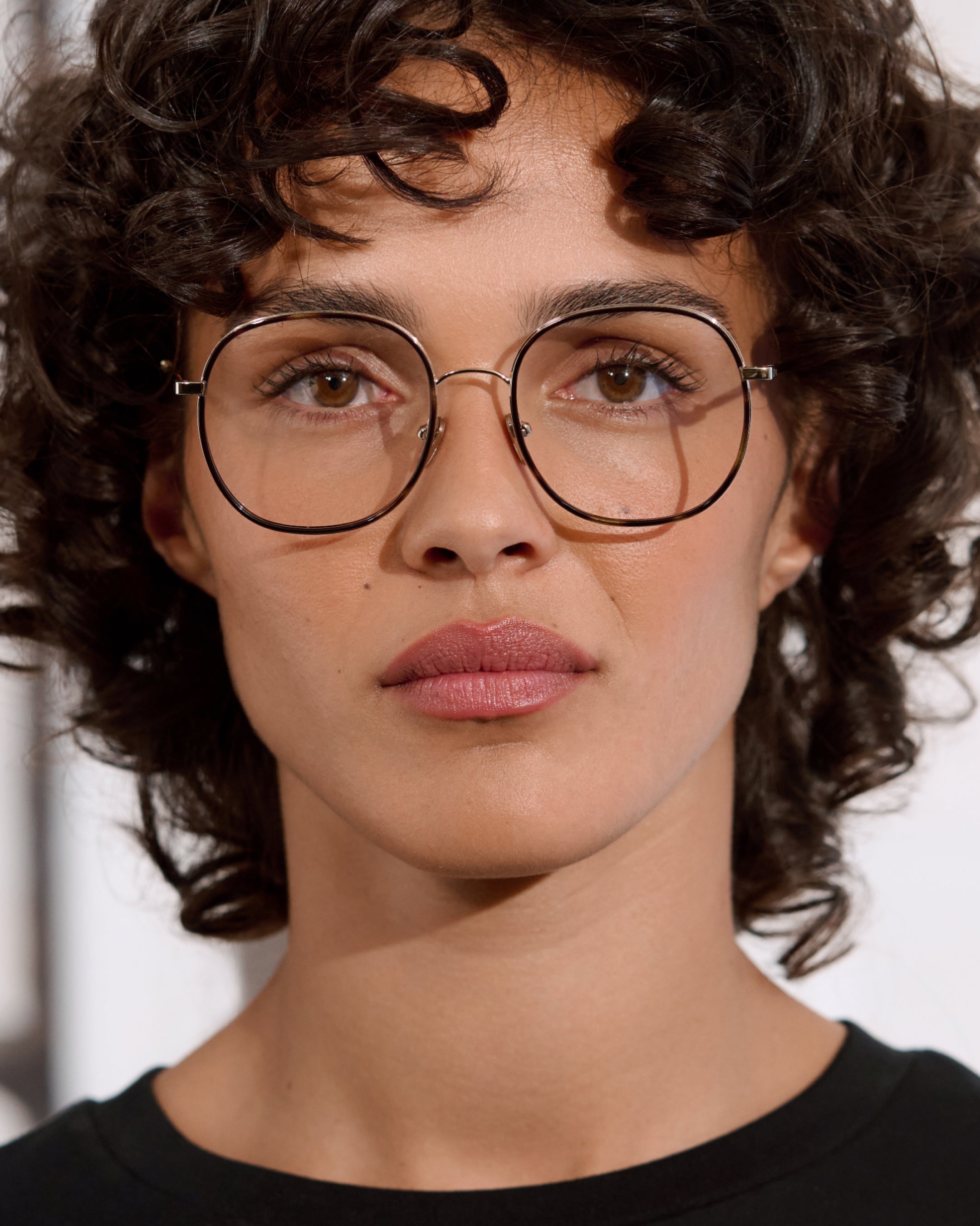 jimmy-fairly-la-lena-lunettes-de-vue-carr-es-en-ac-tate-et-acier-inoxydable-dor- image 4