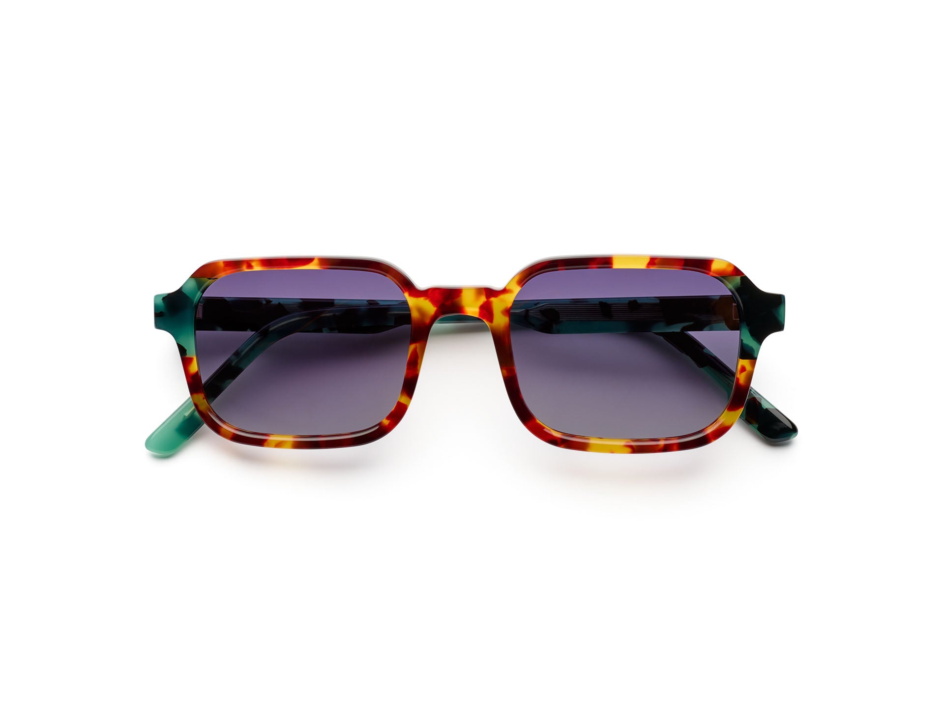 komono-romeo-teal-tortoise-lunettes-de-soleil-ac-tate-renouvel-d-grad-uv100 image 1