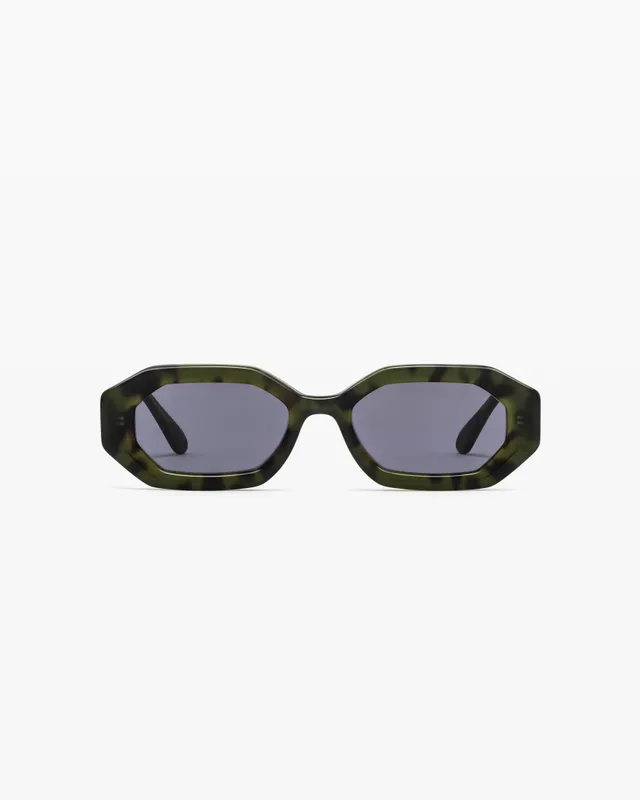 jimmy-fairly-la-bacci-lunettes-de-soleil-rectangulaires-femme-vertes-en-ac-tate- image 1