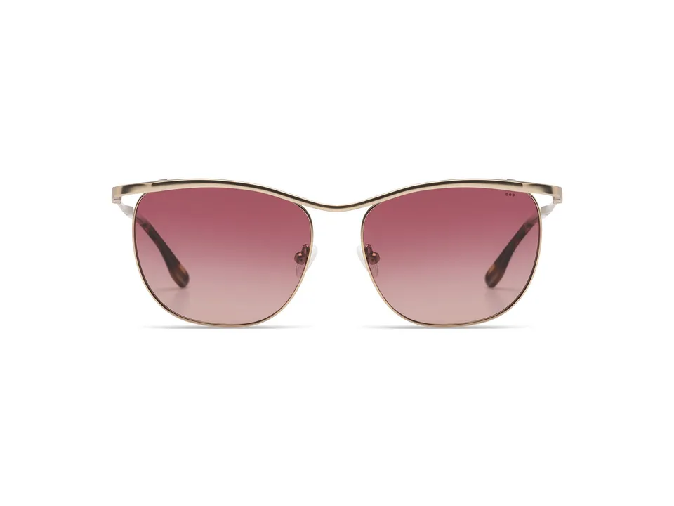 komono-rory-white-gold-matte-lunettes-de-soleil-blanches-mate image 1