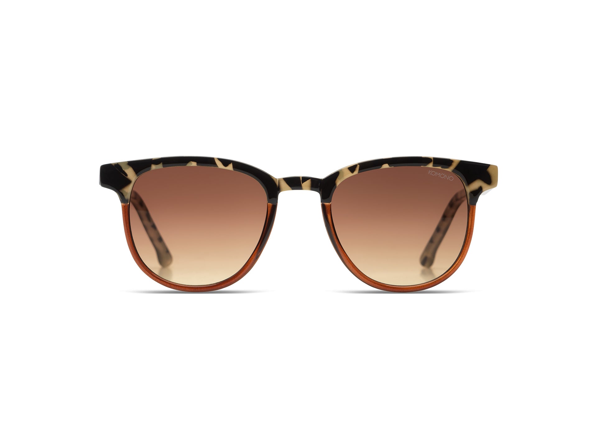 komono-francis-bronze-bobcat-lunettes-de-soleil-carr-es-caille-en-bio-nylon image 2