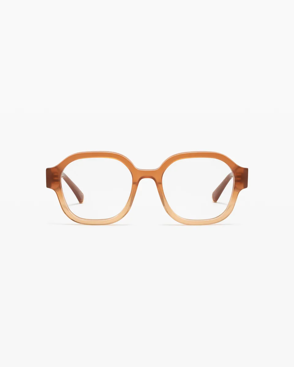 jimmy-fairly-la-bahia-lunettes-de-vue-carr-es-marron-medium-femme image 1