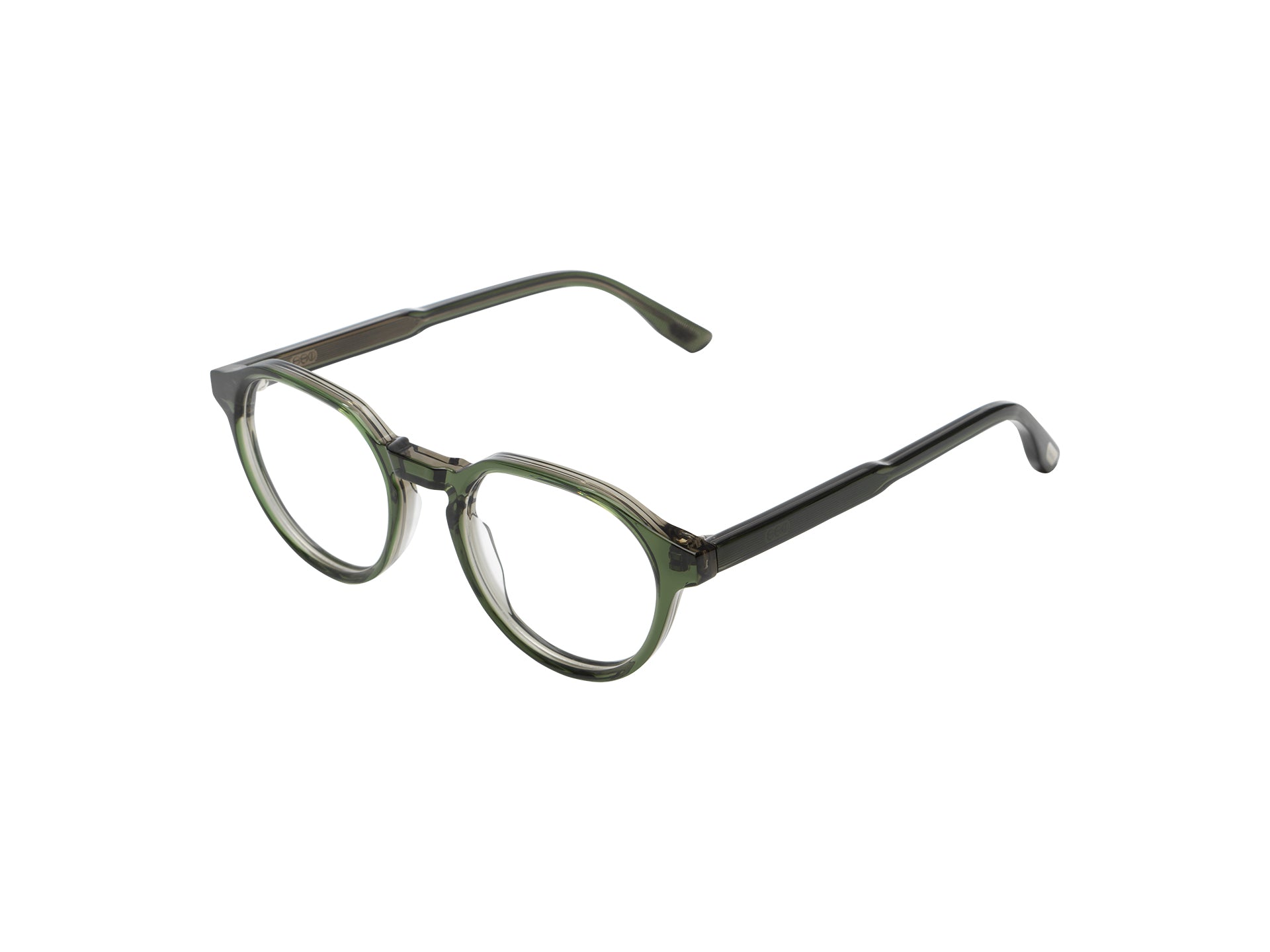 komono-nigel-slims-olive-ruby-lunettes-optiques-rondes-slims-en-co-ac-tate image 2