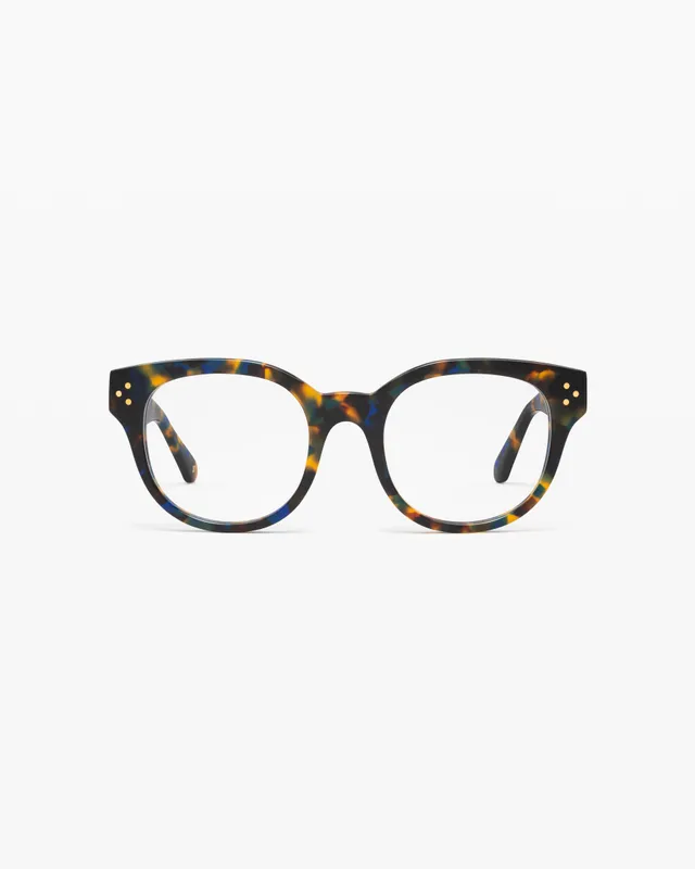 jimmy-fairly-la-aimee-lunettes-de-vue-papillon-rondes-caille-bleue-femme image 1