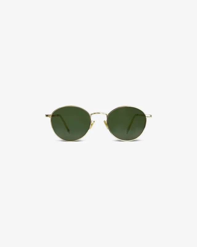 le-petit-lunetier-hanna-b-gold-lunettes-de-soleil-rondes-m-tal-dor-double-pont image 1