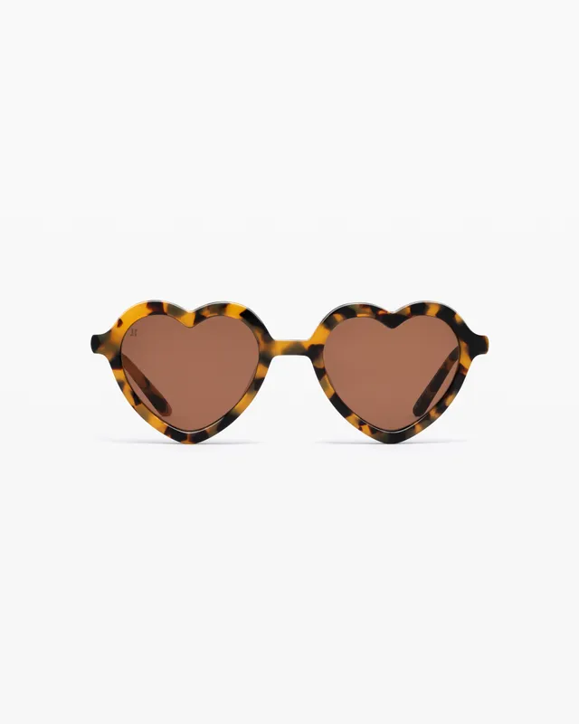 jimmy-fairly-la-mini-martha-lunettes-de-soleil-enfant-c-ur-en-ac-tate-caille-jau image 1