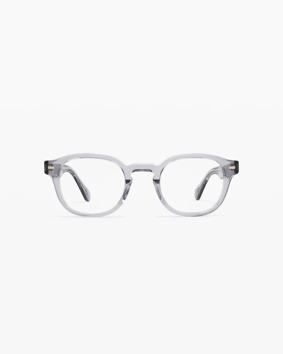 jimmy-fairly-la-fox-l-lunettes-de-vue-rectangulaires-homme-gris-transparent-verr image 1