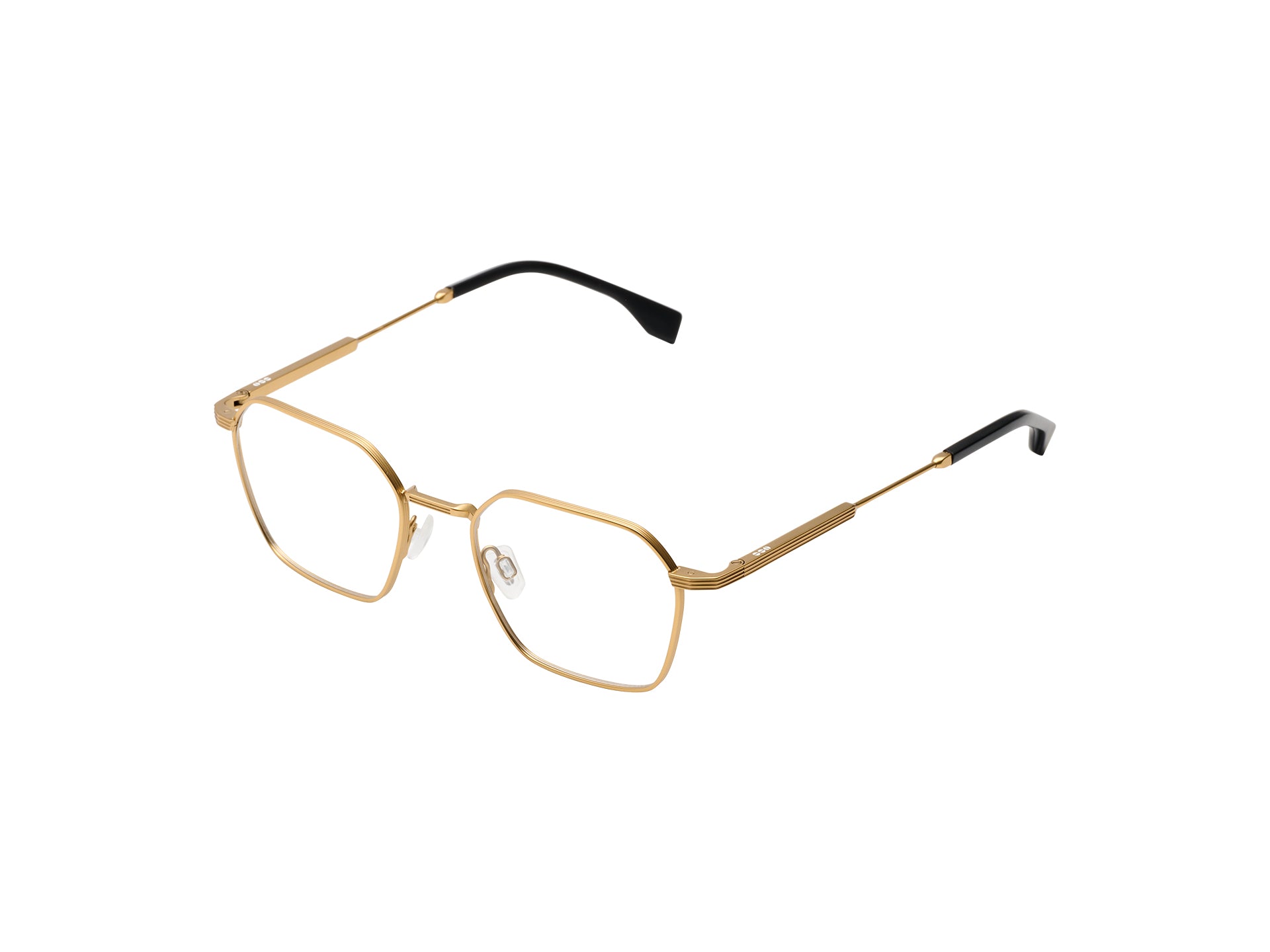 komono-yuki-gold-matte-lunettes-de-vue-carr-es-finition-or-mat image 2