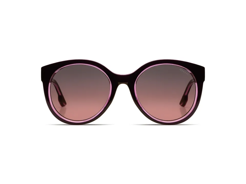 komono-ellis-grape-vine-lunettes-de-vue-rondes-papillon-bio-nylon-violet-translu image 1