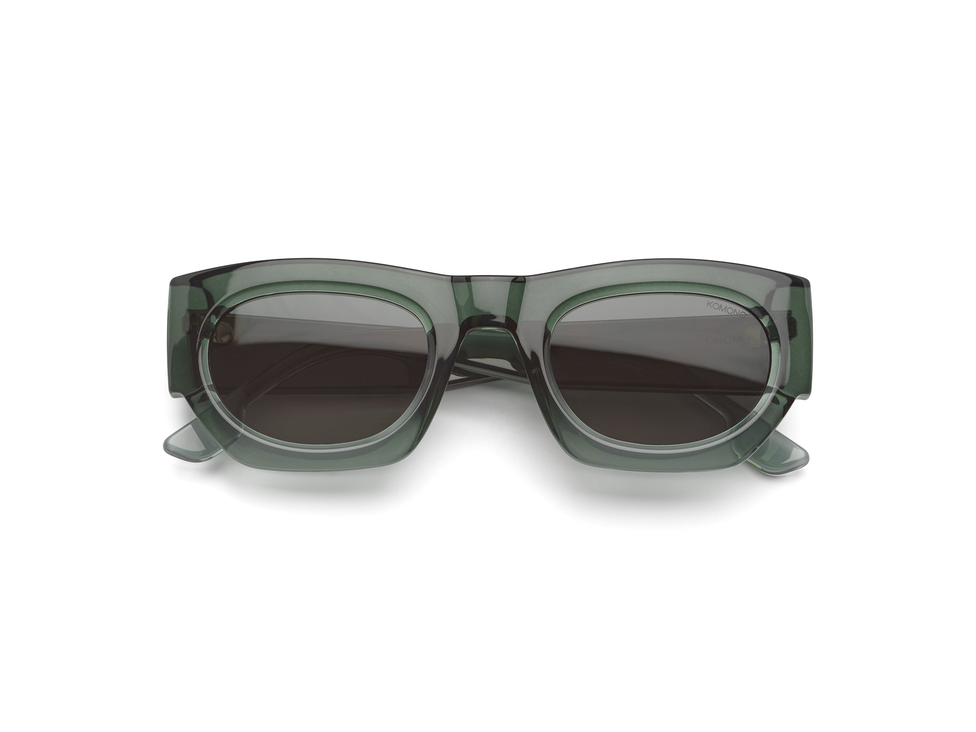 komono-alpha-tealscale-lunettes-de-soleil-en-bioplastique-translucide image 1