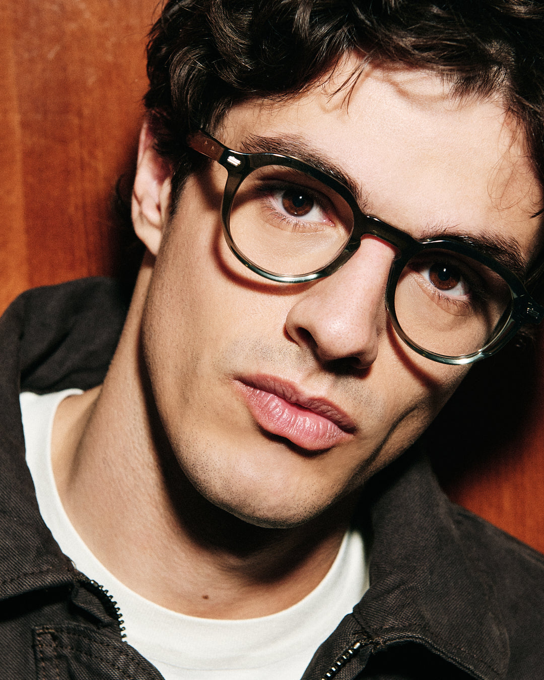 jimmy-fairly-la-nico-lunettes-de-vue-rondes-en-ac-tate-vert-pour-homme image 2