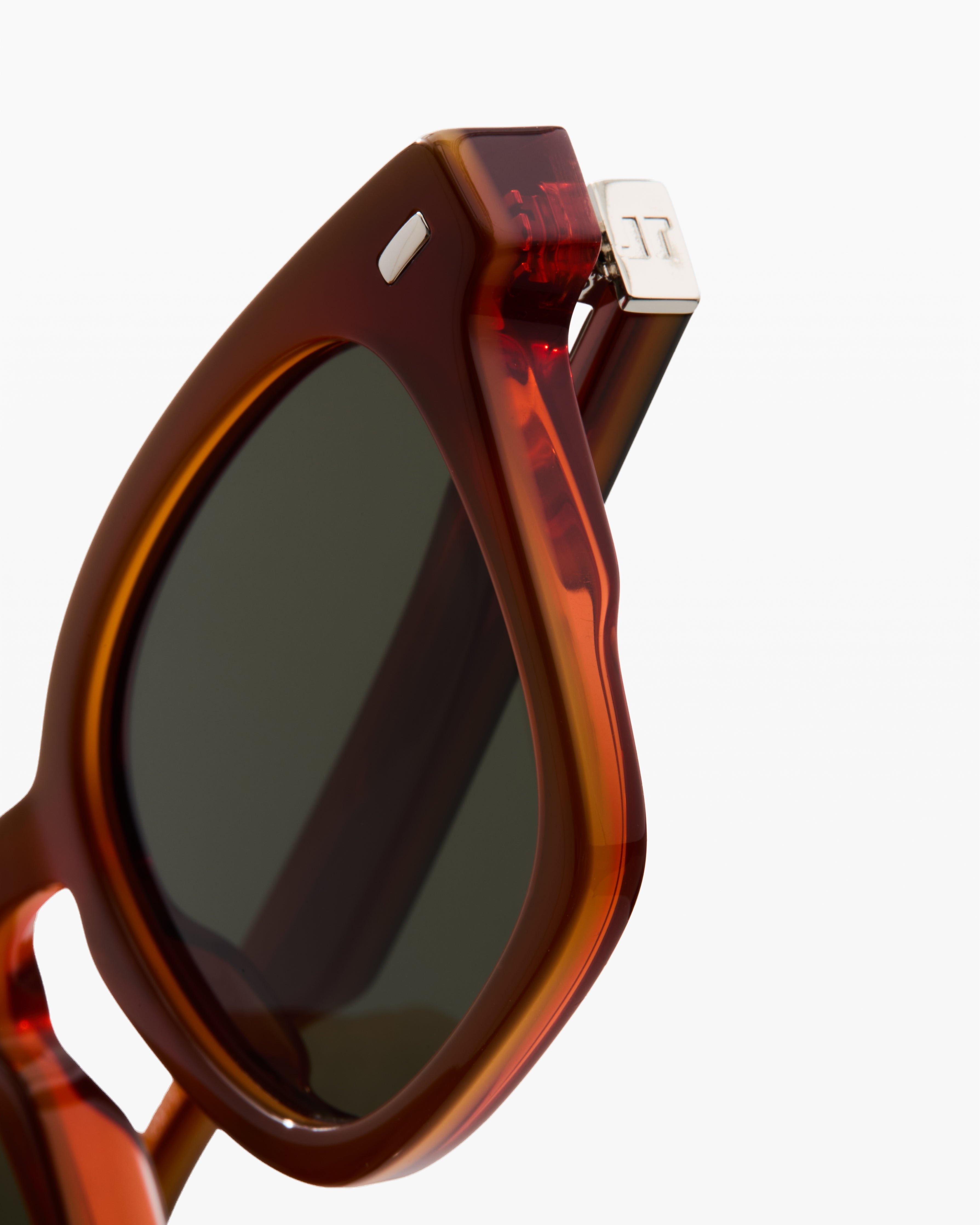 jimmy-fairly-la-bari-lunettes-de-soleil-carr-es-en-ac-tate-orange-homme image 6