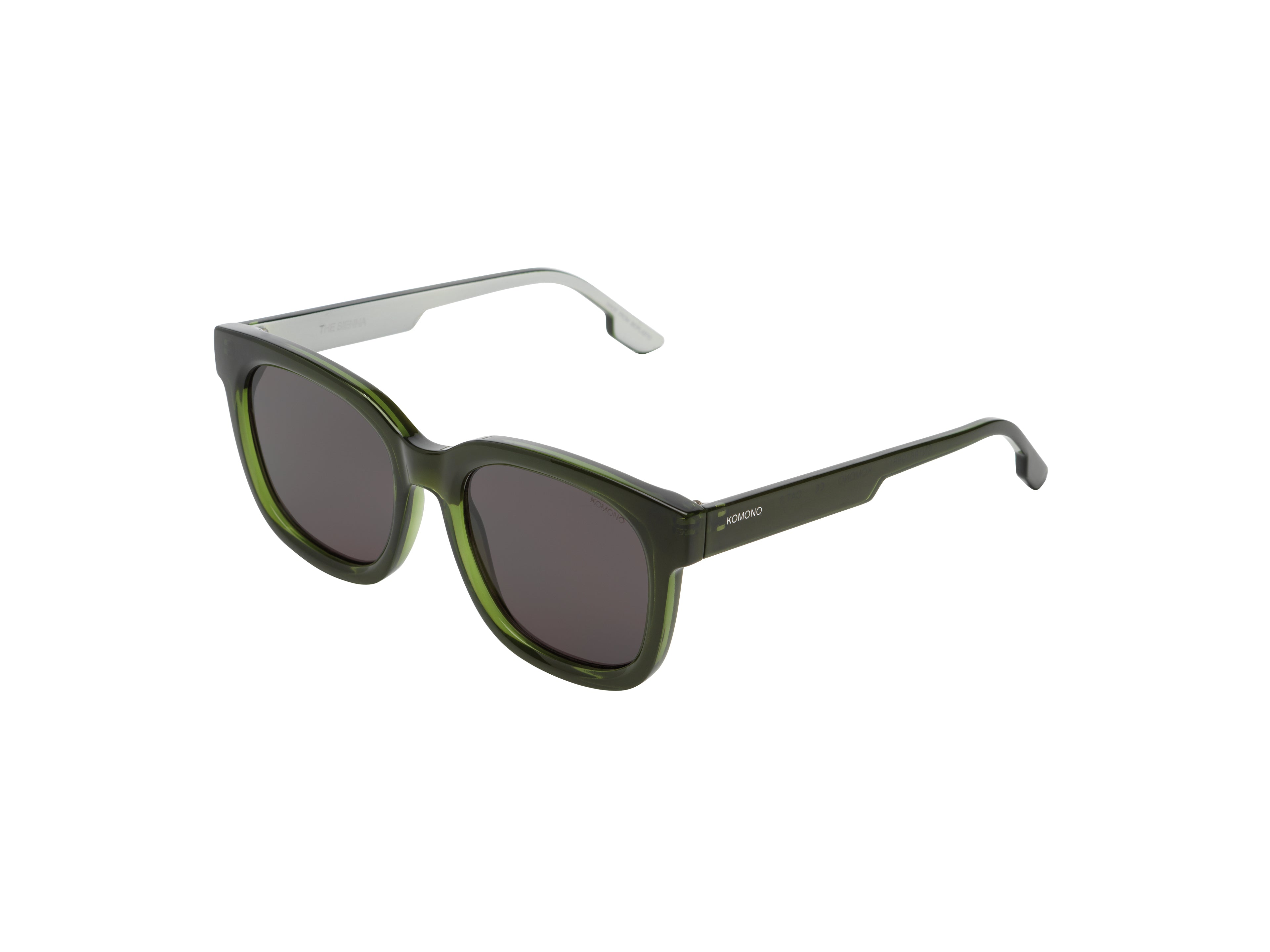 komono-sienna-seaweed-lunettes-de-soleil-rectangulaires-oversize-en-bioplastique image 2