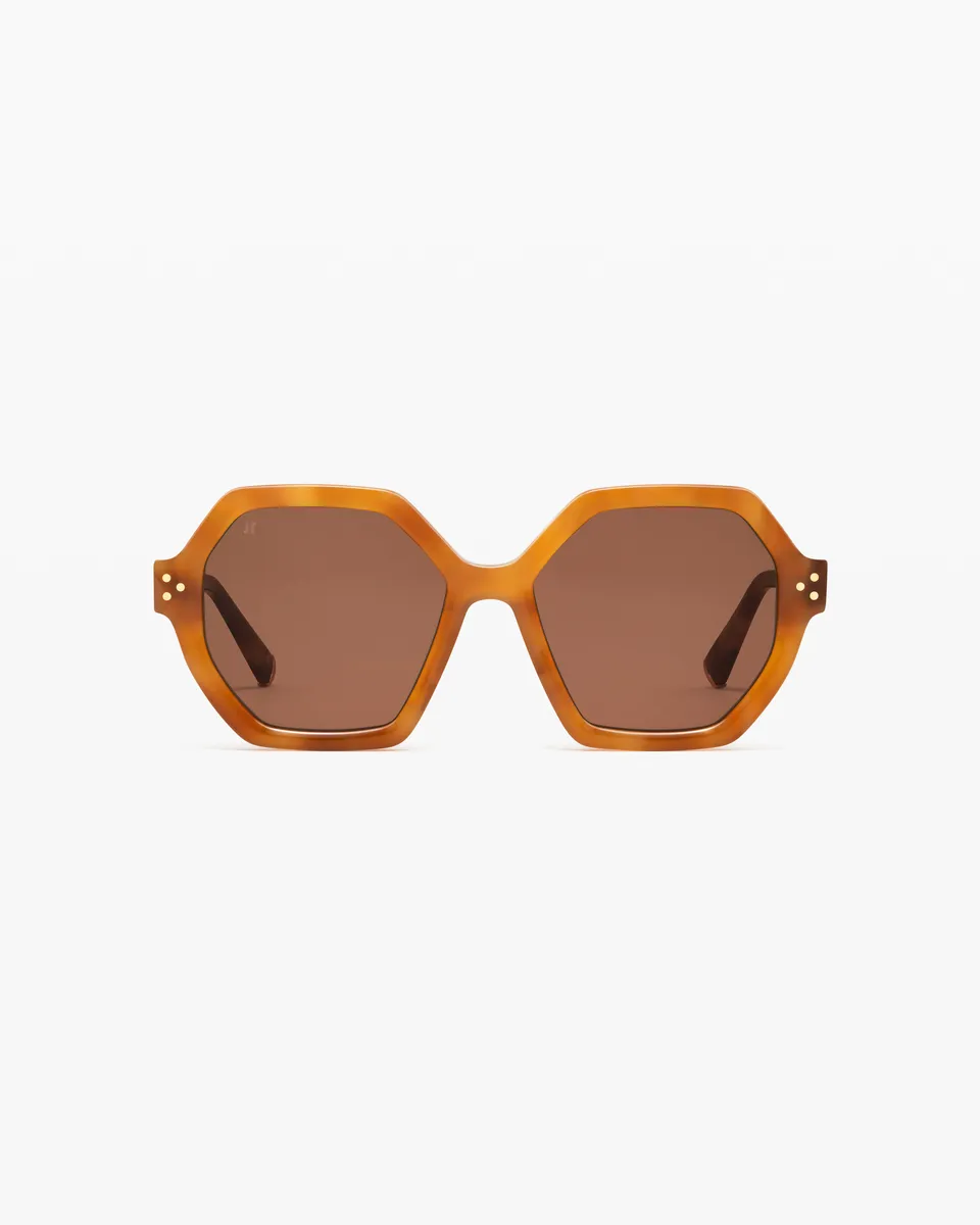 jimmy-fairly-la-calista-lunettes-de-soleil-hexagonales-en-ac-tate-caille-clair-f image 1