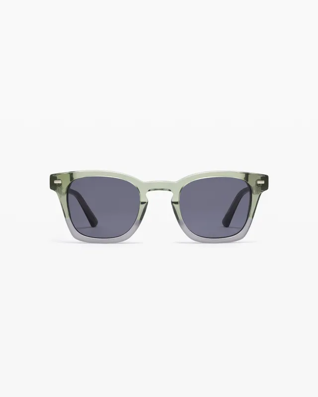 jimmy-fairly-la-bari-lunettes-de-soleil-carr-es-rectangulaires-en-ac-tate-vert-t image 1