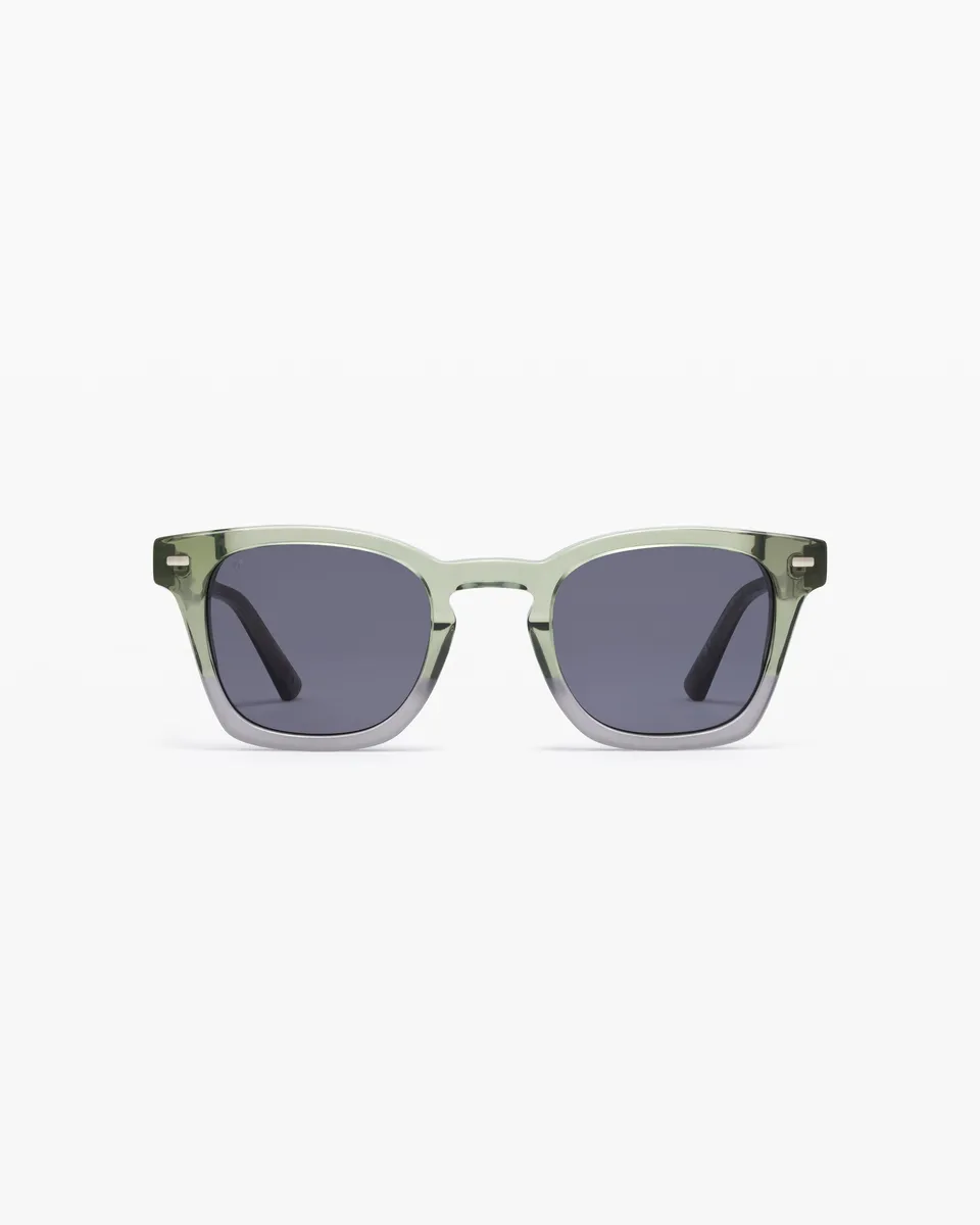 jimmy-fairly-la-bari-lunettes-de-soleil-carr-es-rectangulaires-en-ac-tate-vert-t image 1