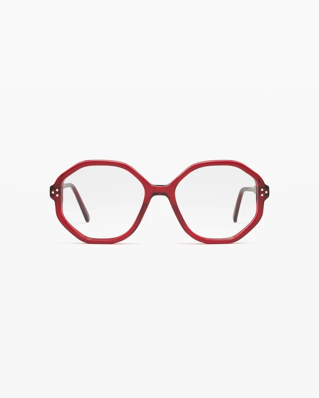 jimmy-fairly-la-prune-lunettes-de-vue-hexagonales-rouges-medium-fabriqu-es-en-fr image 1