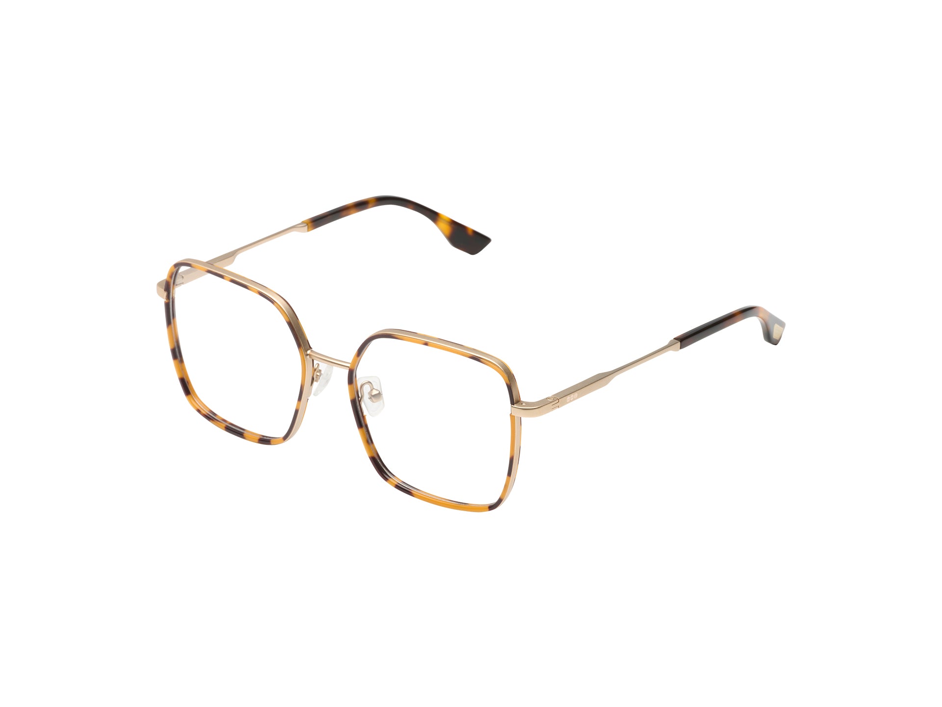 komono-audrey-topaz-white-gold-lunettes-de-vue-acier-inoxydable image 2