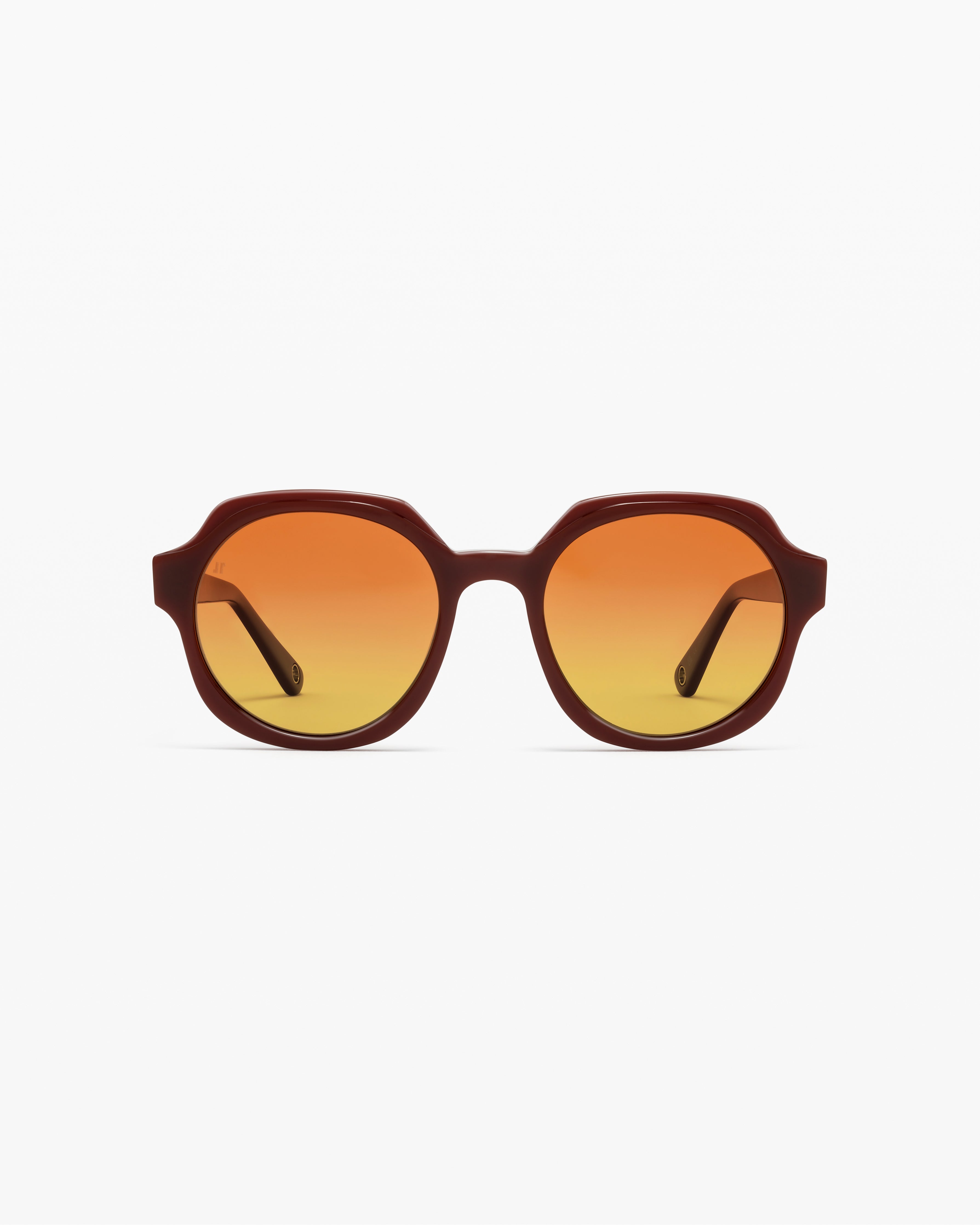 jimmy-fairly-la-fara-lunettes-de-soleil-rondes-oversize-femme-en-ac-tate-marron- image 1