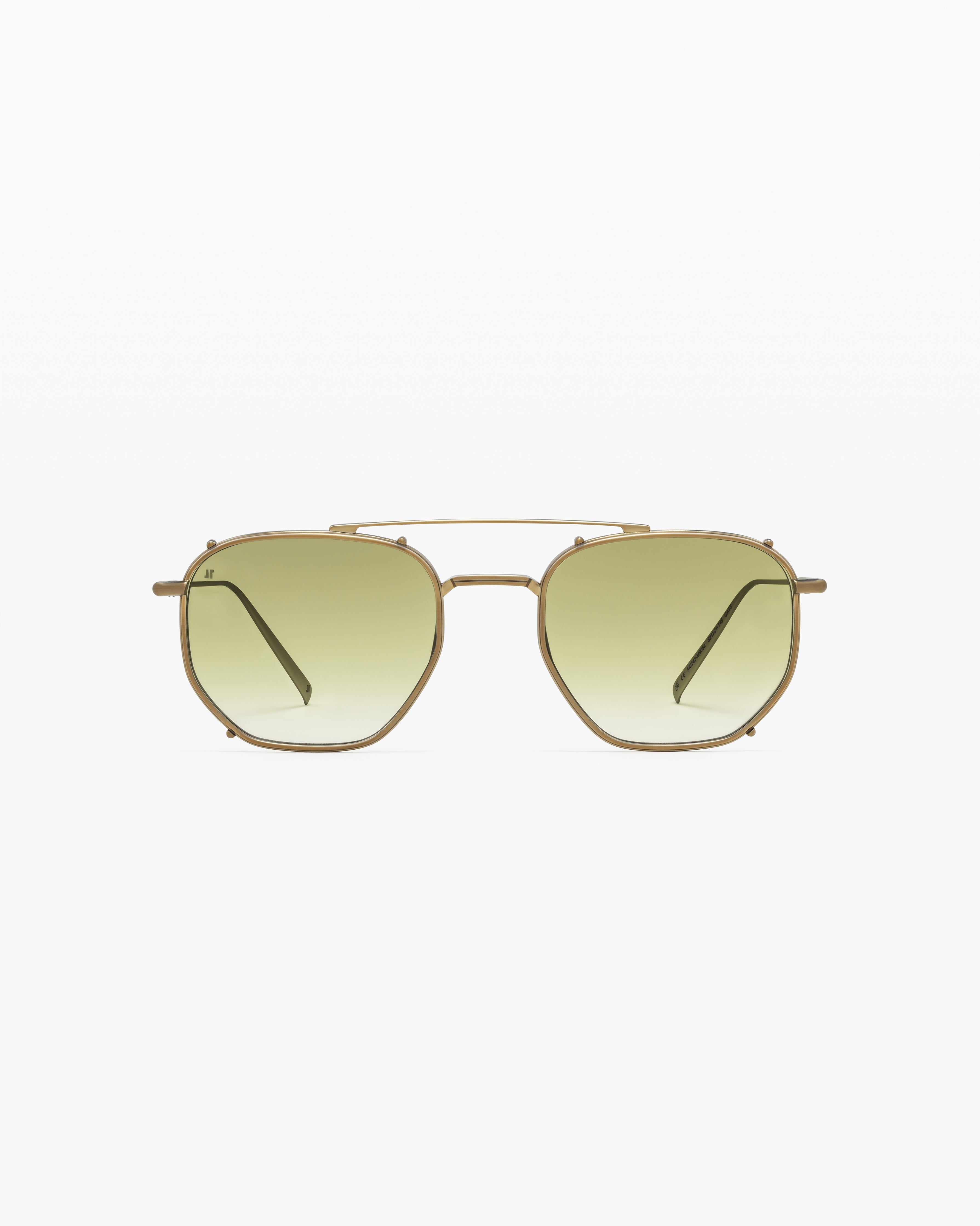 jimmy-fairly-la-porto-lunettes-de-soleil-aviateur-titane-dor-homme-taille-m image 1