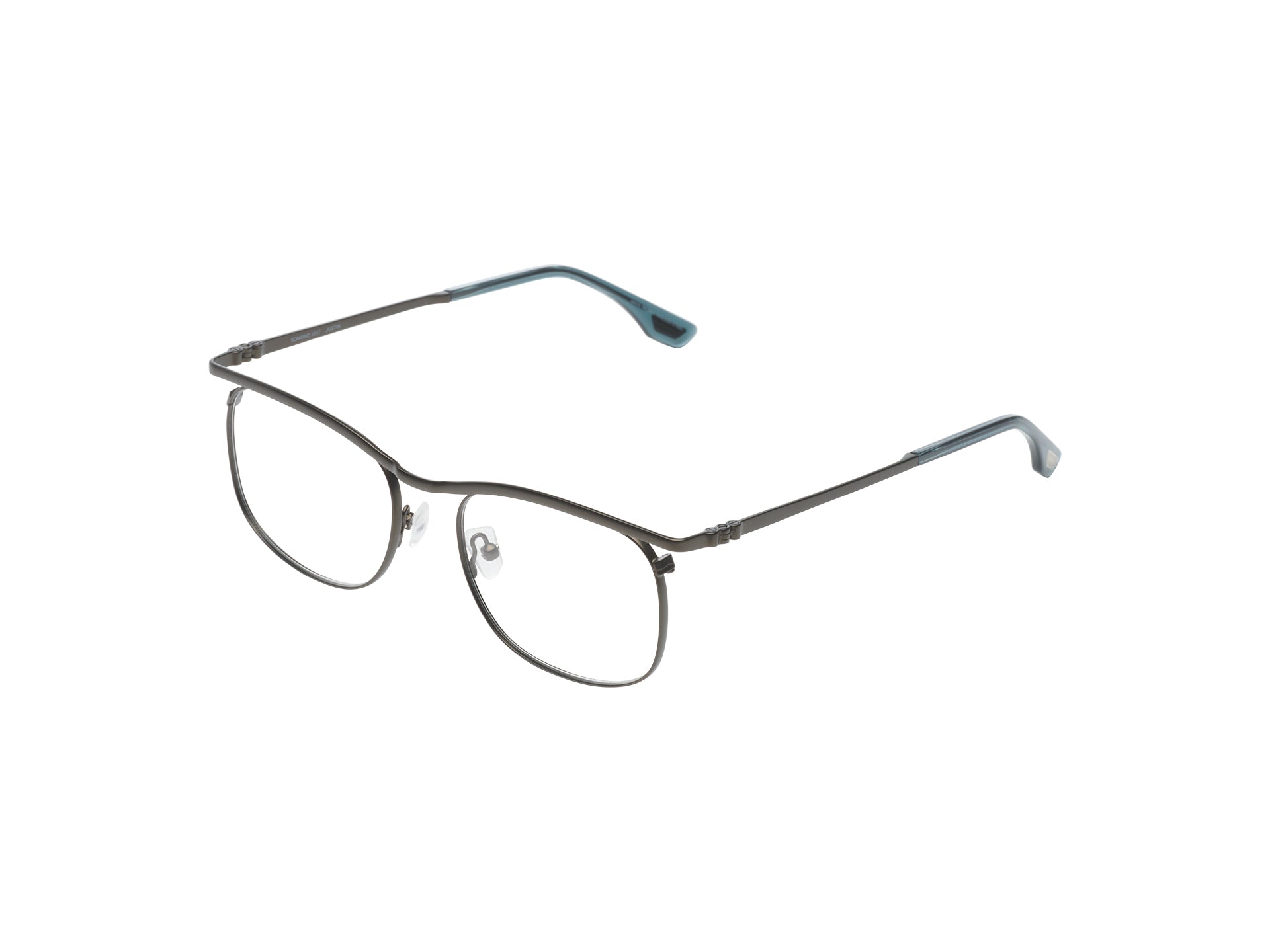 komono-justin-black-matte-monture-optique-noir-mat-de-la-collection-originale image 2
