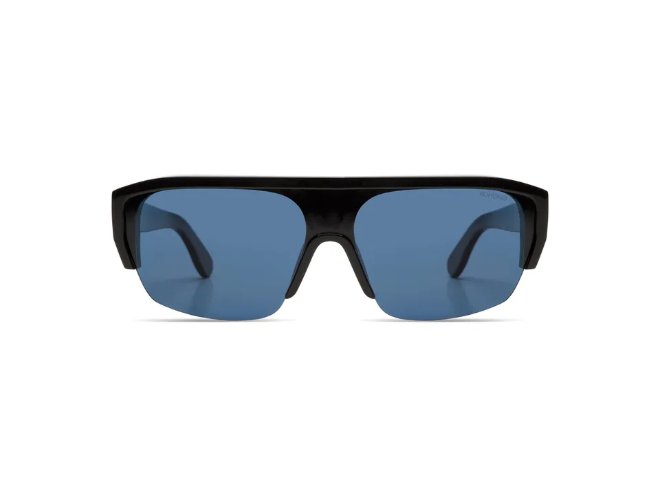 komono-vice-black-lunettes-de-soleil-r-tro-arrondies-ac-tate-recycl-verres-revo image 1