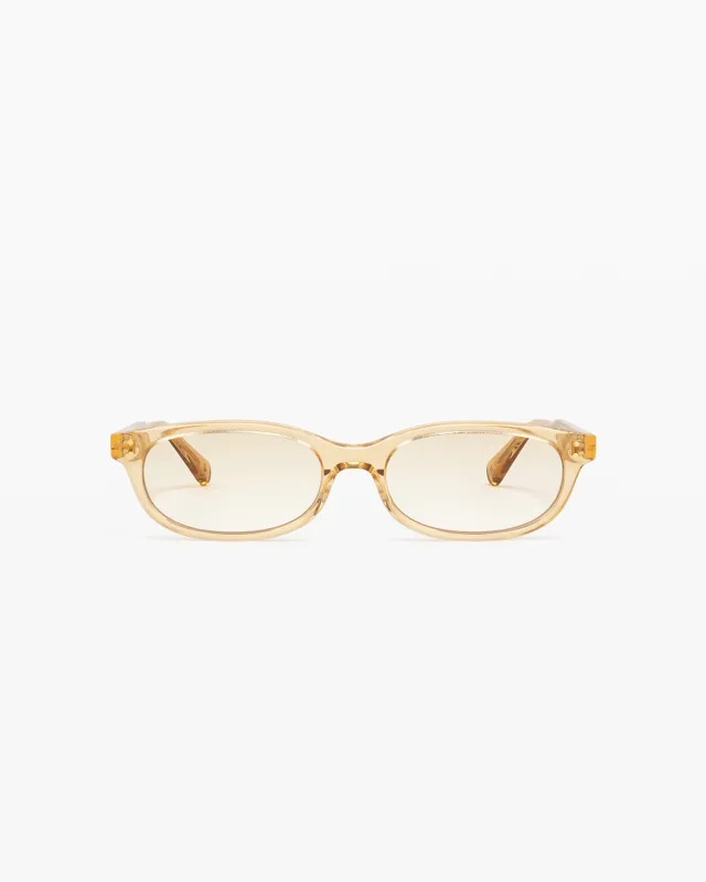 jimmy-fairly-la-honey-lunettes-de-soleil-femme-rectangulaire-jaune image 1