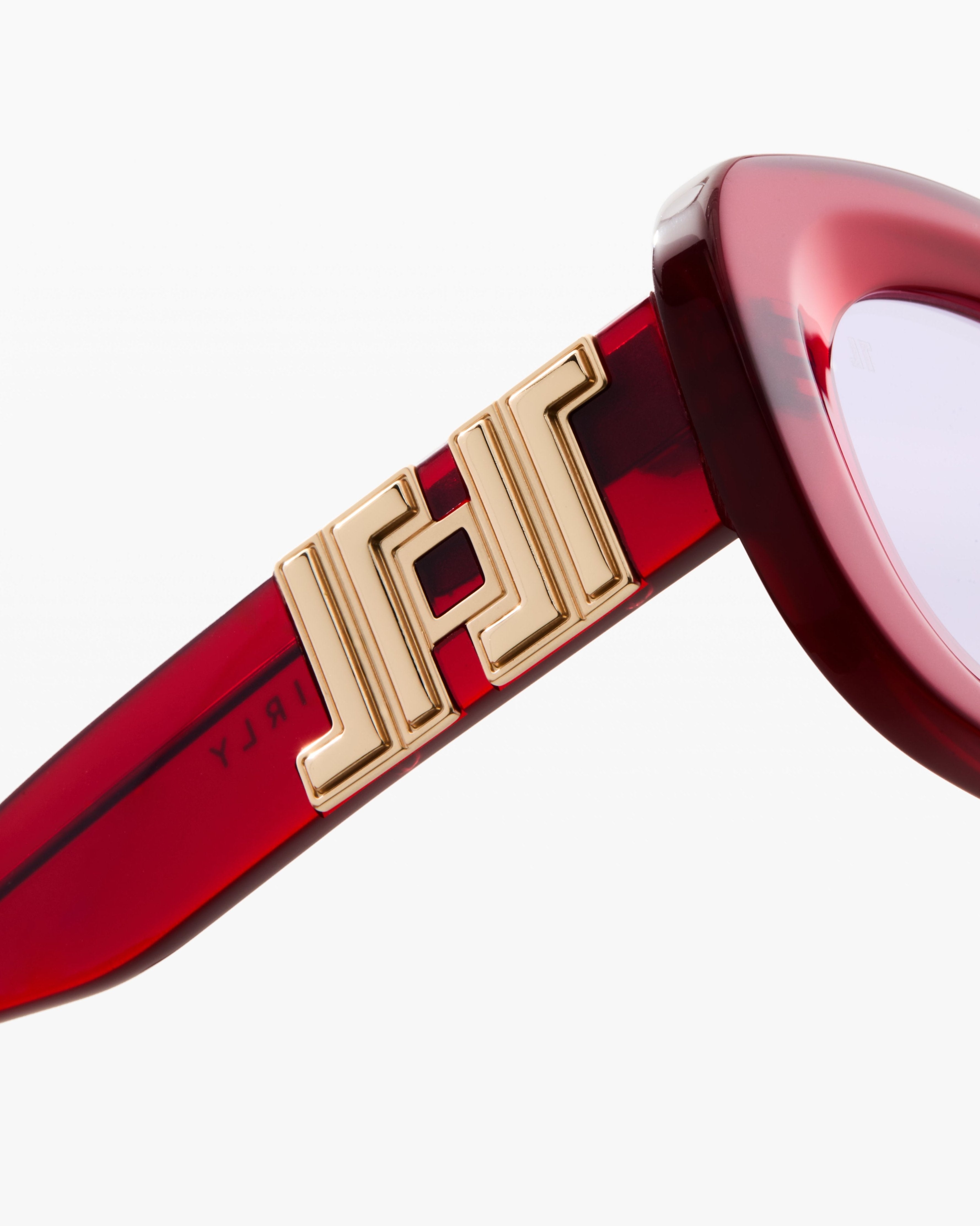 jimmy-fairly-la-cinnamon-lunettes-de-soleil-femme-ovale-rouge-verres-color-s image 4