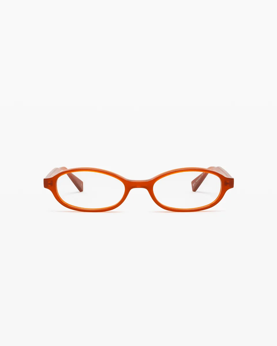 jimmy-fairly-la-kiva-lunettes-de-vue-ovales-en-ac-tate-de-cellulose-orange-taill image 1