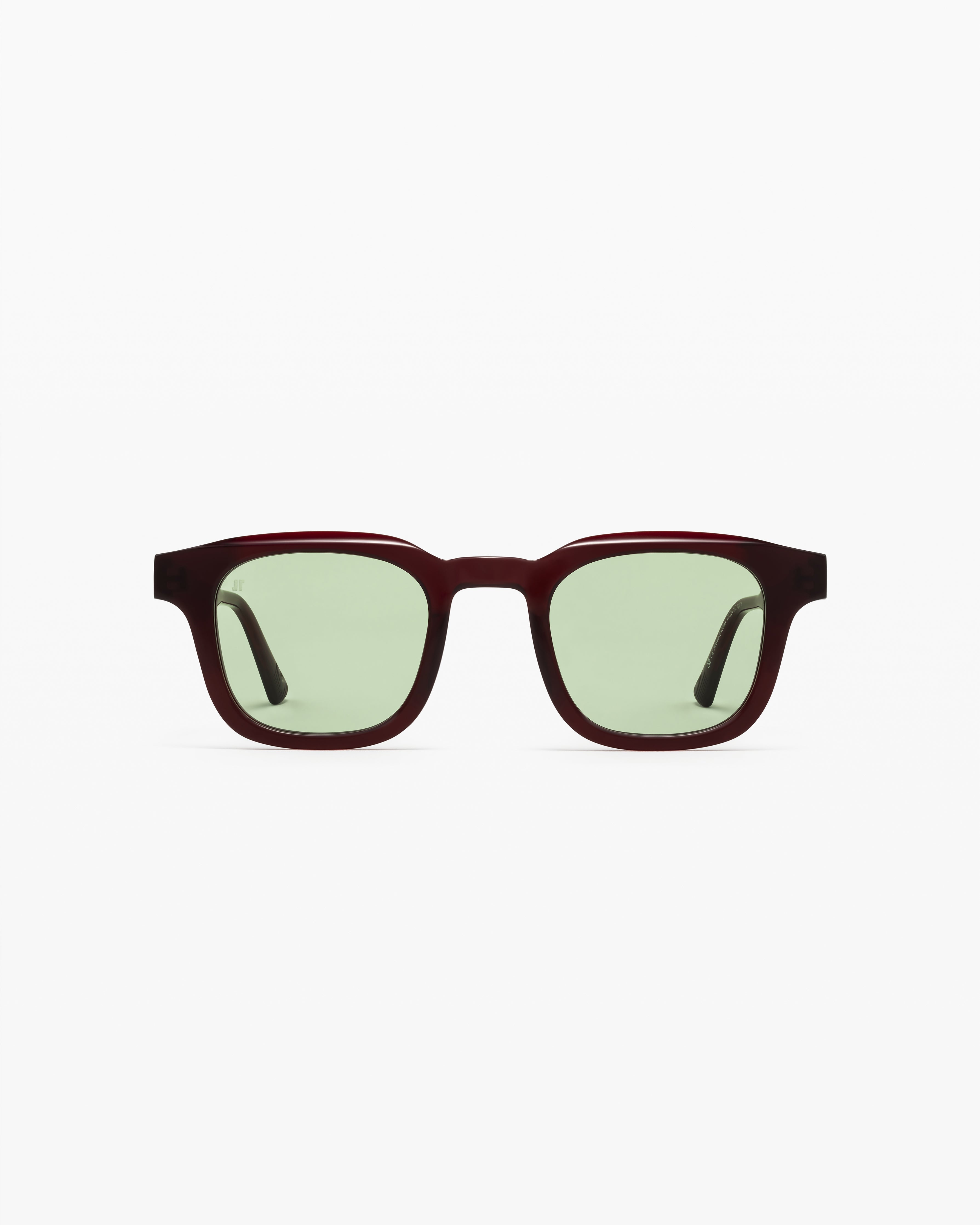 jimmy-fairly-la-calvi-jf-colors-lunettes-de-soleil-carr-es-en-ac-tate-rouge-pour image 1