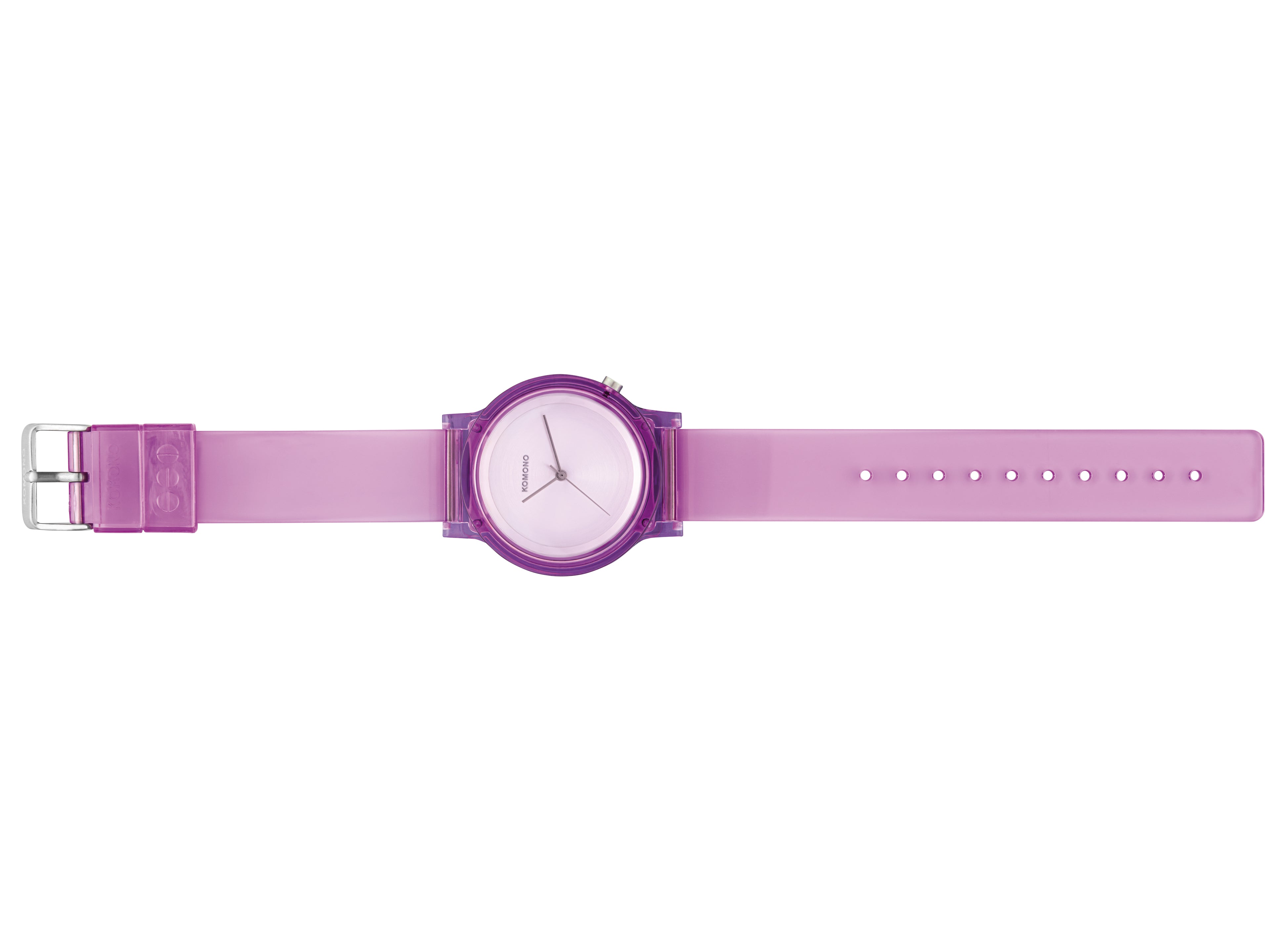 komono-mono-electro-bubble-gum-lunettes-translucides-violet image 2