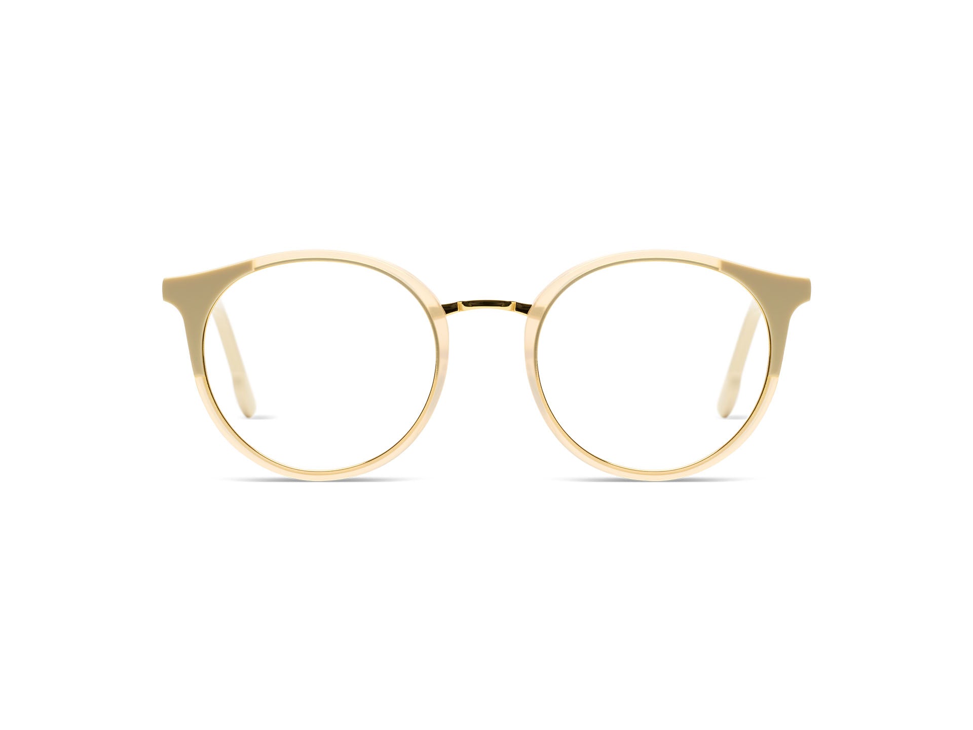 komono-eliot-milky-white-whitegold-lunettes-de-vue-forme-ronde-ail-e-plaquettes- image 1