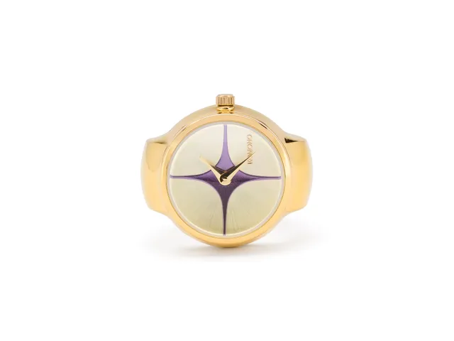 montre-komono-noor-gold-amethyst-taille-s image 1