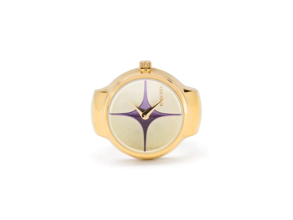 montre-komono-noor-gold-amethyst-taille-s image 1