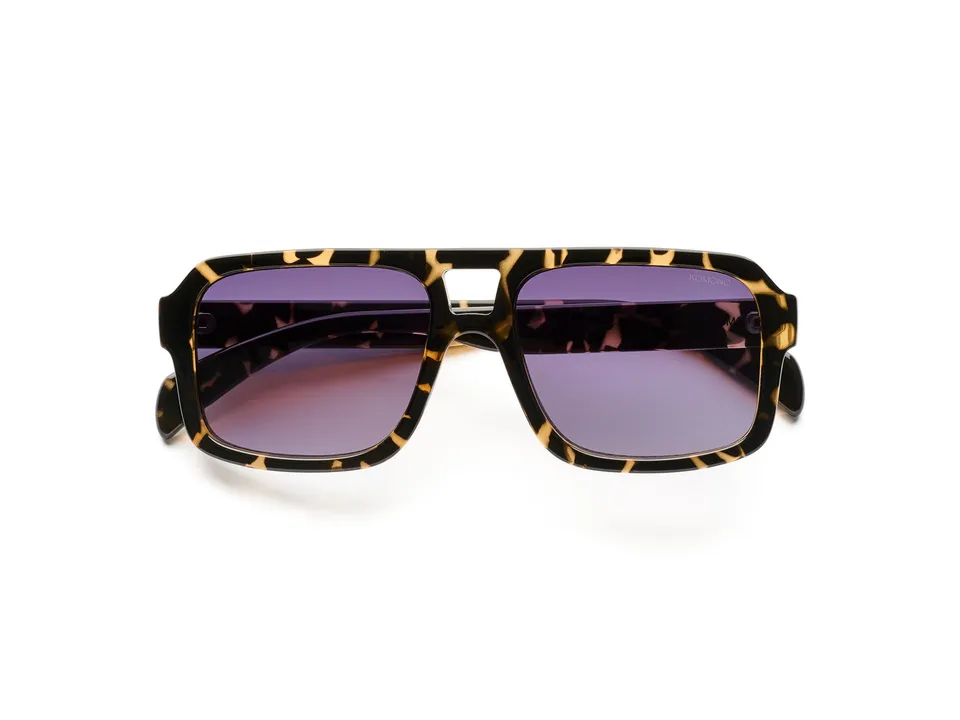 komono-falcon-dark-tortoise-lunettes-de-soleil-aviateur-unisexe image 1