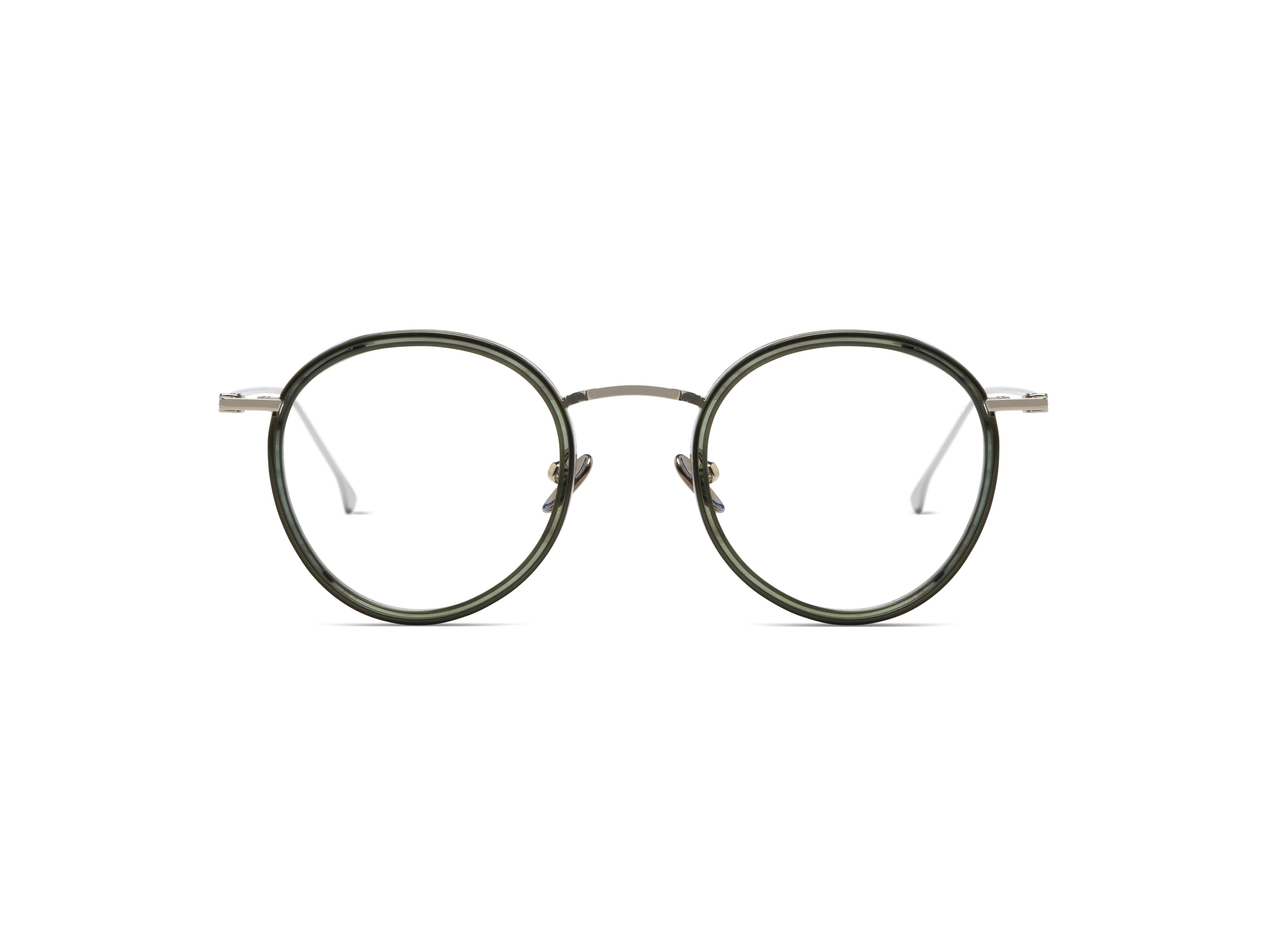 komono-dean-silver-glossy-tornado-lunettes-de-vue-acier-inoxydable-verres-ronds image 1