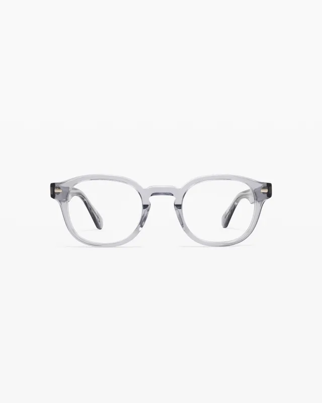 jimmy-fairly-la-fox-lunettes-de-vue-rondes-en-ac-tate-gris-transparent image 1
