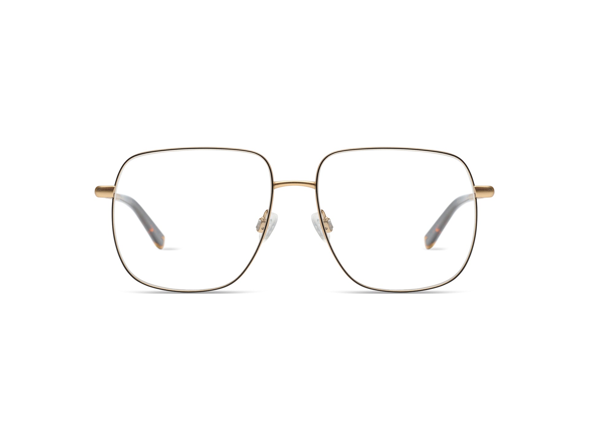 komono-selena-white-gold-black-lunettes-de-vue-titane-sienna image 1