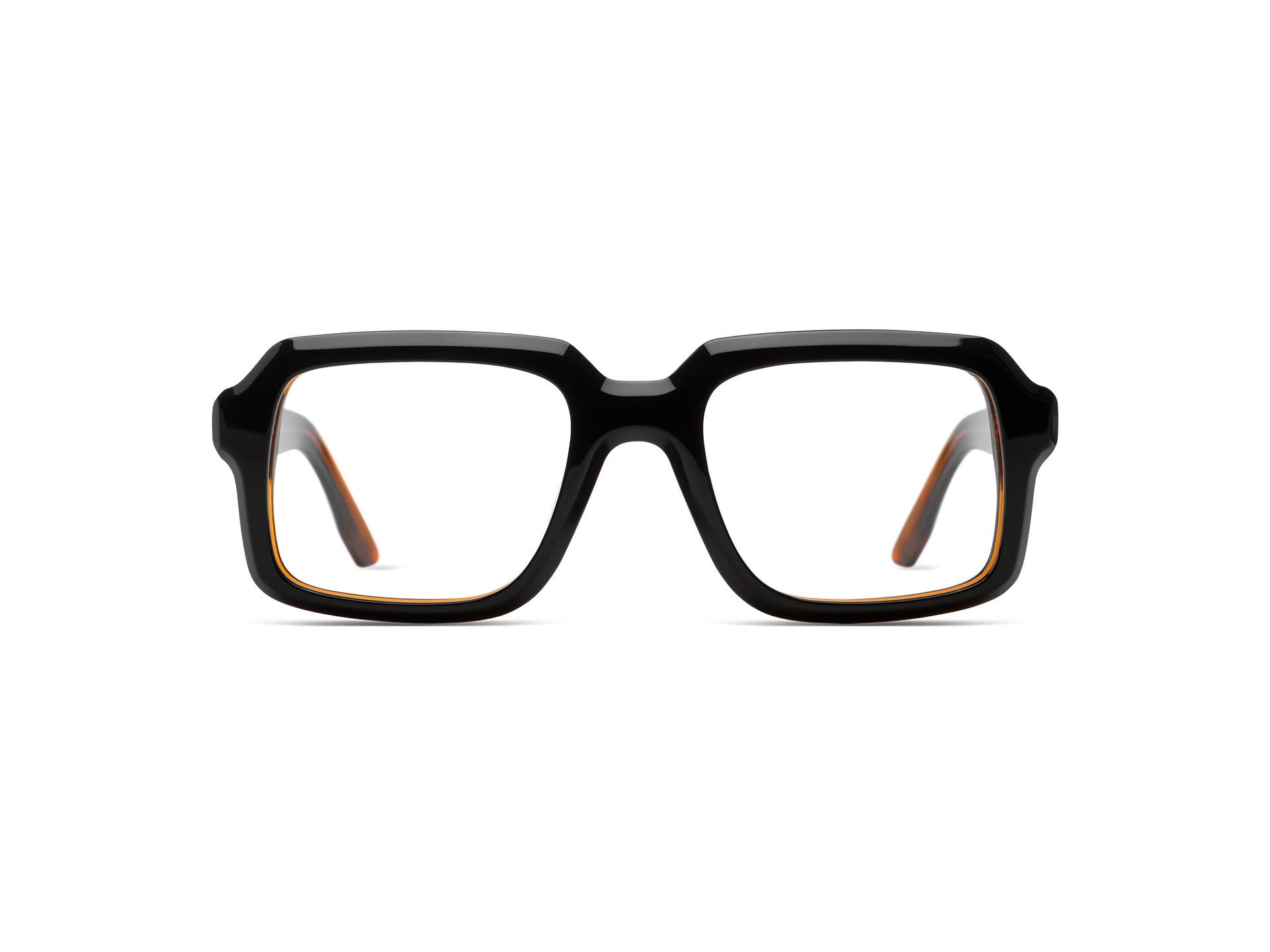 komono-teddy-black-bronze-monture-optique-rectangulaire-ac-tate-medium image 1